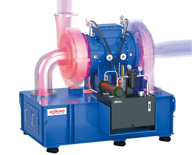 high speed direct drive double centrifugal steam compressor 3